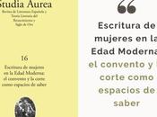 ‘Escritura mujeres Edad Moderna: convento corte como espacios saber’