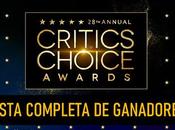 Critics' choice awards 2023: lista completa ganadores