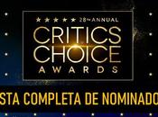 Lista completa nominados critics choice awards 2023