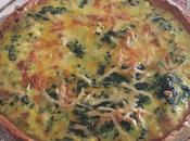 Quiche espinacas gambas