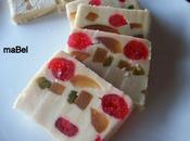 Turrón frutas
