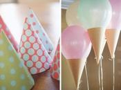 Helados globos para fiesta infantil