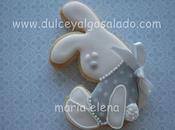 Galletas decoradas bebe....en gris blanco!!