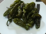 Pimientos Padrón microondas