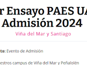 1er. Ensayo Prueba Acceso Educación Superior (PAES) Universidad Adolfo Ibáñez (UAI).