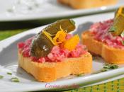 Canapés pate salami