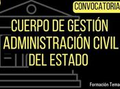 Convocatorias Oposiciones Gestión Administración Civil Estado