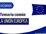 TEMARIO OPOSICIONES 2023 Instituciones Organismos Unión Europea