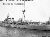 crucero 'miguel cervantes' atacado submarino italiano (1936)