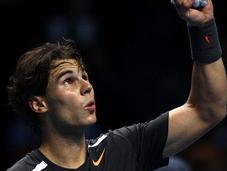 World Tour Finals: Nadal sufrió para derrotar Fish