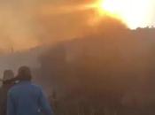 (video) Incendio forestal incontrolable amenaza sierra Luis Potosí Zacatecas