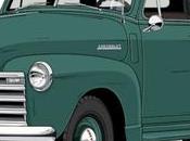 Antigua Camioneta Chevrolet: Reliquia Visionario Ícono Retrofuturista