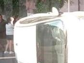 Vuelco vehículo Fray Diego Magdalena solo causa daños materiales