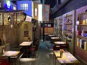 Abren restaurante réplica vagón tren japonés para comer buen ramen