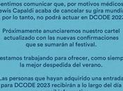 Lewis Capaldi estará DCode 2023