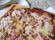 Pizza keto quesos bacon