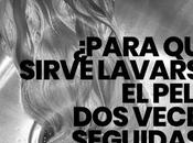 ¿Para sirve técnica lavarse pelo veces seguidas?