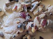 Solomillo cerdo salsa champiñones