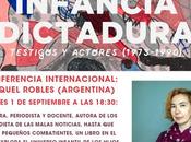 periodista argentina Raquel Robles suma actividades años Golpe Estado Chile