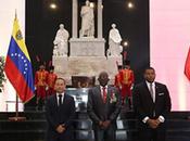 Embajador trinidad tobago venezuela conmemoró aniversario independencia país ofrenda floral panteón nacional