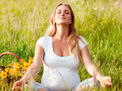 Yoga para embarazadas, momento relax
