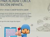 Pocoyó colabora Unicef