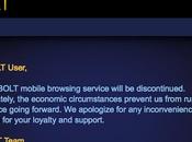 Bolt: navegador BlackBerry sido descontinuado