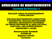 Auxiliares mantenimiento