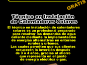 Técnico Instalación Calentadores Solares