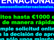 Créditos hasta €1000 euros manera rápida