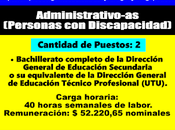 Administrativo-as(Personas Discapacidad)