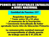 PEONES-AS EVENTUALES ZAFRALES NIVEL NACIONAL