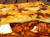 Lasagna pollo, setas queso cabra