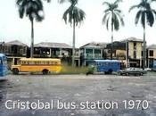 Patio Autobuses Zona Canal Panamá Cristóbal 1970