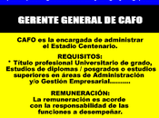 Gerente general cafo