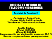 Oficial oficial telecomunicaciones