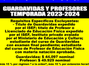 Guardavidas profesores temporada 2023-2024