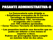 Pasante administrativa-o