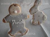 galletas decoradas bebe...gris-blanco Sorteo!!!!