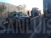 lesionados choque Carretera Mexquitic