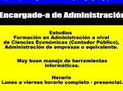 Encargado-a Administración