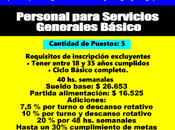 Personal para Servicios Generales Básico