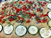 Coca verduras queso azul