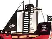 Lámpara barco pirata para habitación infantil
