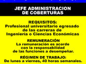 Jefe administracion coberturas