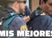alcalde pueblo Valladolid, publica montaje Guardia Civil detiene Pedro Sánchez.