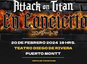 Attack Titan Concierto reagenda fecha cambia recinto Puerto Montt