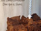 Chocolate Quake Cake: Primer Aniversario