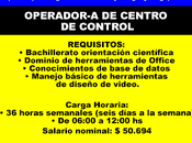 Operador-a centro control