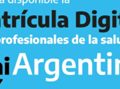Matrícula Digital Profesionales Salud